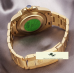 HK1129 ROLEX OYSTER GMT MASTER-2 YEŞİL KADRAN ROSE GOLD